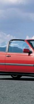 VOLKSWAGEN Golf III Cabrio(1E) Technical сharacteristics
VOLKSWAGEN Golf III Cabrio(1E) Technical сharacteristics