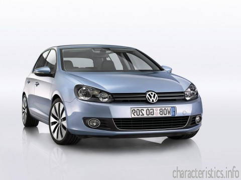 VOLKSWAGEN Generazione
 Golf VI 1.6 TDI (90 hk) 2WD Caratteristiche tecniche
