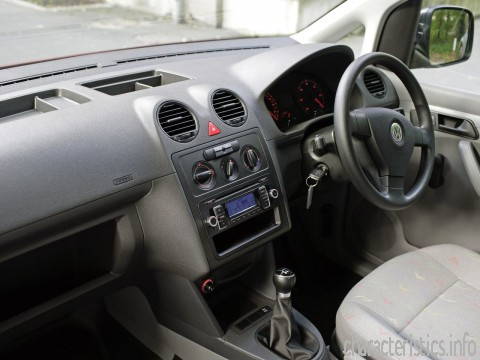 VOLKSWAGEN Поколение
 Caddy Maxi Life 1.9 TDI (105 Hp) 6 DSG Технически характеристики
