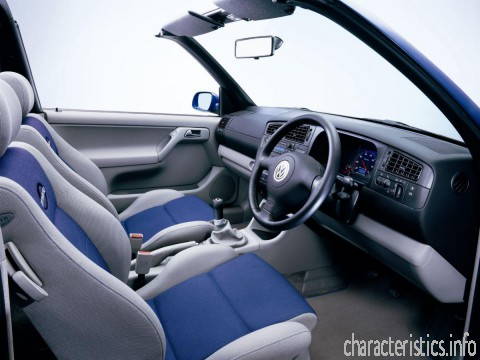 VOLKSWAGEN Generacja
 Golf IV Cabrio (1J) 1.9 TDI (90 Hp) Charakterystyka techniczna
