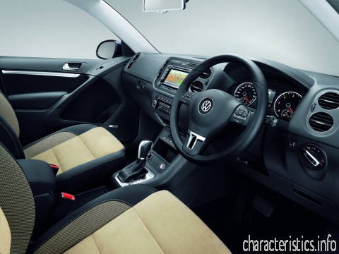 VOLKSWAGEN Покоління
 Tiguan I Restyling 2.0d (180hp) 4WD Технічні характеристики
